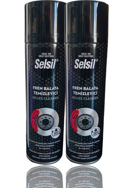 2 Adet Selsil Fren Balata Temizleme Spreyi 500 ml