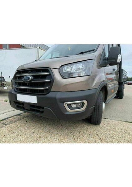 Ford Transit Krom Sis Farı Çerçevesi 2 Prç. 2019 ve Üzeri Paslanmaz