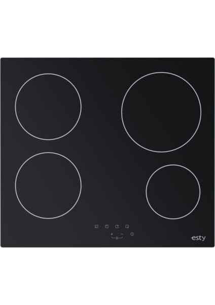 AVO8210B01 Vitroseramik 60CM Siyah Elektrikli Ocak