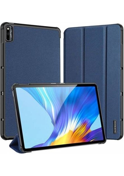 Polham Huawei Matepad 10.4 Kılıfı Katlanabilir Standlı Kalem Yerli Mıknatıslı Huawei Matepad Kılıfı