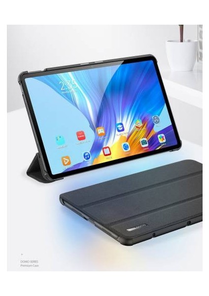 Polham Huawei Matepad 10.4 Kılıfı Katlanabilir Standlı Kalem Yerli Mıknatıslı Huawei Matepad Kılıfı