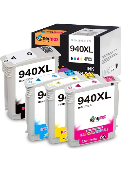 Hp 940XL / Hp Offıcejet Pro 8000DW Muadil Kartuş Takım