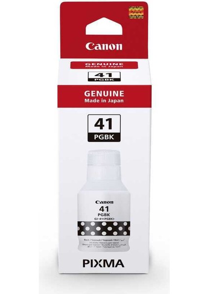 GI-41/4528C001 Siyah Orjinal Mürekkep / Pizma G1420 / G1460 / G2420 / G2460 / G3420 / G3460
