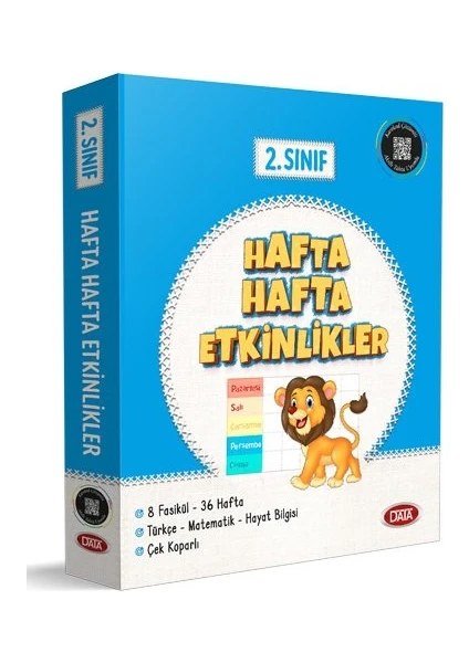 Data Yayınları 2. Sınıf Hafta Hafta Etkinlikler (8 Fasikül)