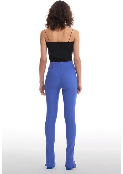 Koyu Mavi Yırtmaçlı Pantolon indirimleri