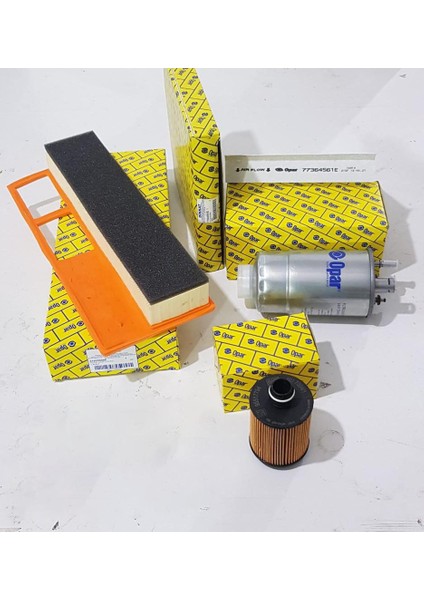 Fiat Fiorino Euro 4 1.3 Mjt 4'lü Filtre Seti