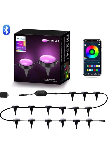 Smart Kit Bluetooth ve Kumandalı Bahçe Led Aydınlatması 220V fiyatları