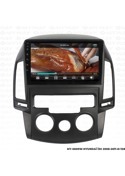 Hyundai I30 Android Carplay Multimedya Navigasyon Ekran Teyp 8GB+128GB modelleri