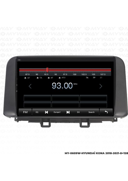 Hyundai Kona Android Carplay Multimedya Navigasyon Ekran Teyp 8GB+128GB fiyatları