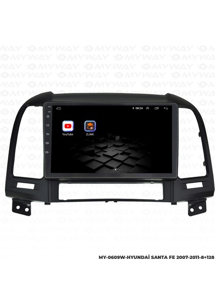 Hyundai Santa Fe Android Carplay Multimedya Navigasyon Ekran Teyp 8GB+128GB indirimleri