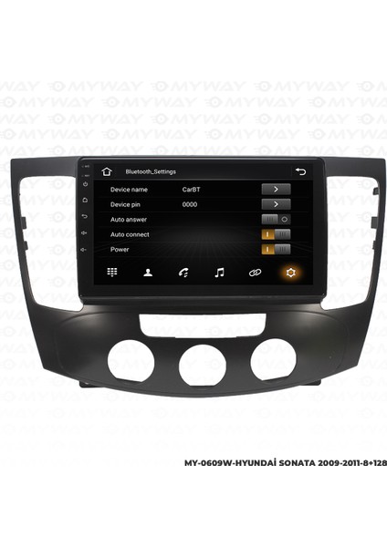 Hyundai Sonata Android Carplay Multimedya Navigasyon Ekran Teyp 8GB+128GB fiyatları