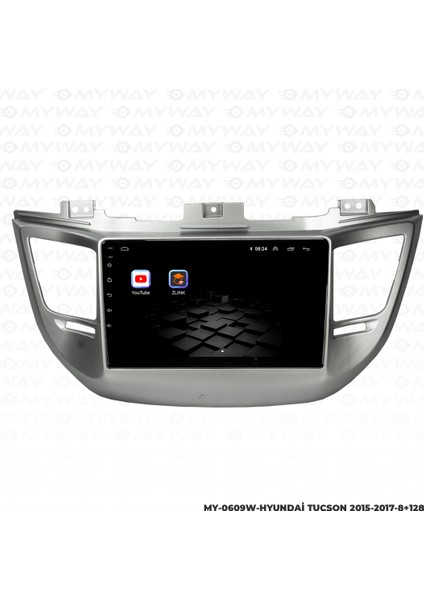Hyundai Tucson Android Carplay Multimedya Navigasyon Ekran Teyp 8GB+128GB