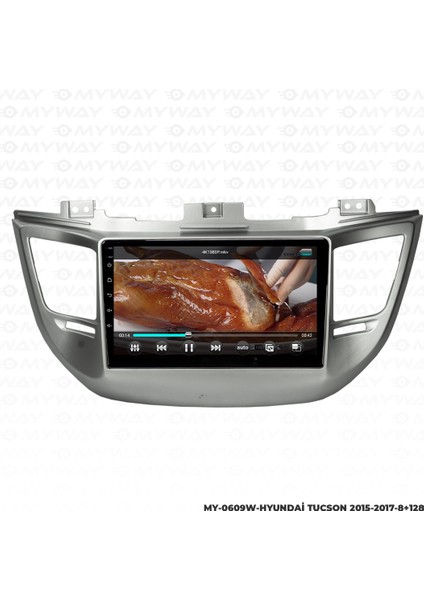 Hyundai Tucson Android Carplay Multimedya Navigasyon Ekran Teyp 8GB+128GB
