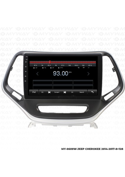 Jeep Cherokee Android Carplay Multimedya Navigasyon Ekran Teyp 8GB+128GB fiyatları