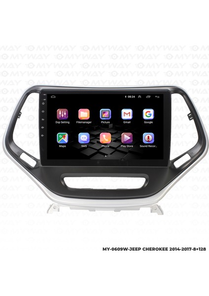 Jeep Cherokee Android Carplay Multimedya Navigasyon Ekran Teyp 8GB+128GB indirimleri