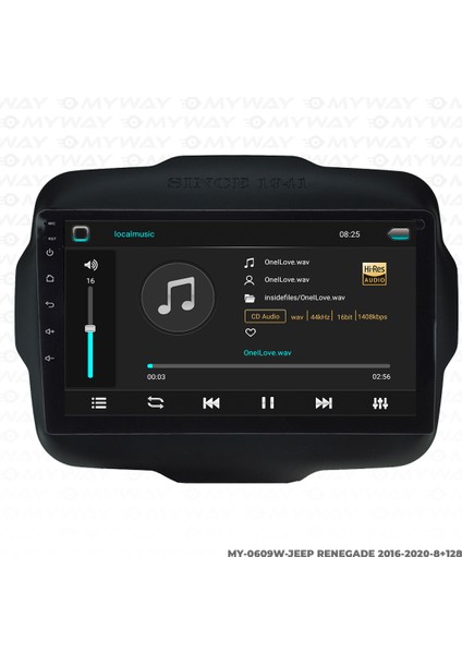 Jeep Renegade Android Carplay Multimedya Navigasyon Ekran Teyp 8GB+128GB fiyatları