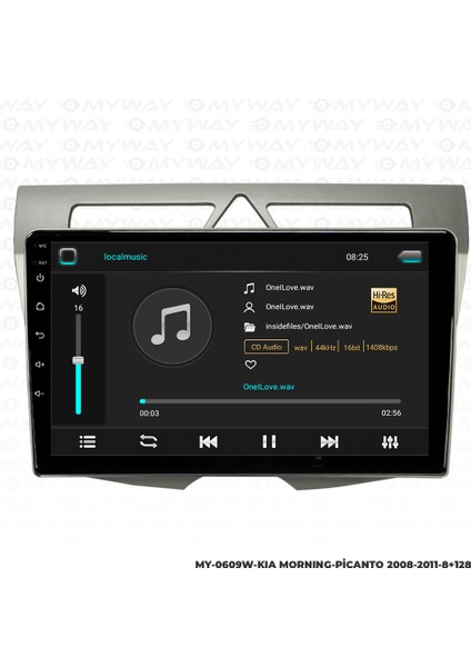 Kia Pıcanto Android Carplay Multimedya Navigasyon Ekran Teyp 8GB+128GB fiyatları