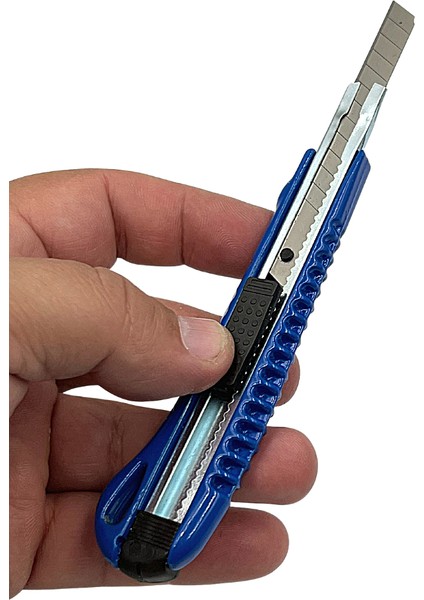 Maket Bıçağı Metal Mavi