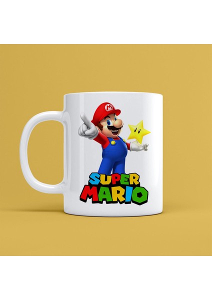 Super Mario Tasarımlı Kupa Bardak Mr-02