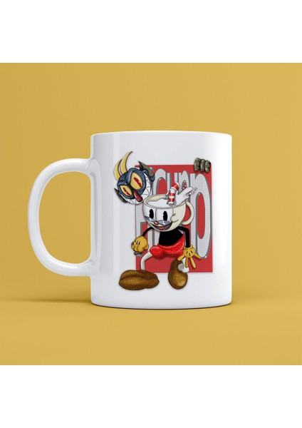 Cuphead Tasarımlı Kupa Bardak Mr-04