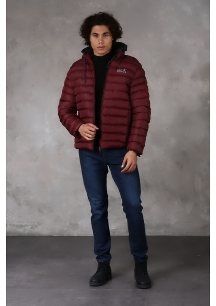 Kapşonlu Şişme Erkek Mont modelleri