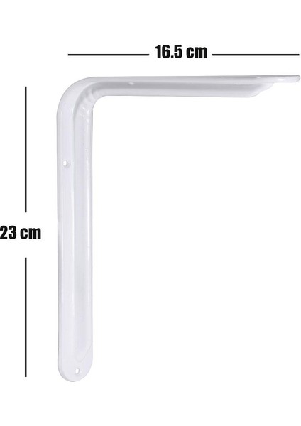Raf Altı Raf Tutucu L Demir 16.5 x 23 cm Montaj Aparatı (2 Adet) modelleri