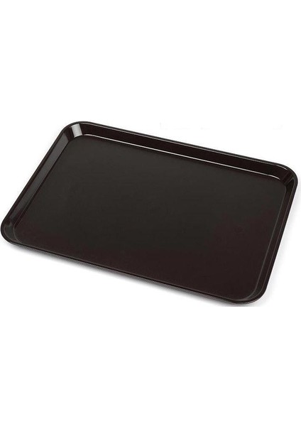 25 Adet Gastronomi Tepsi Kırılmaz Kaydırmaz 36X26CM Servis Tepsisi Tabldot Lokanta Fastfood Için