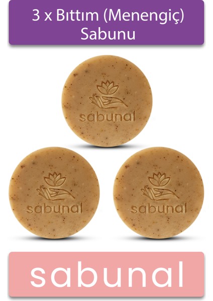 3 x Bıttım (Menengiç) Sabunu