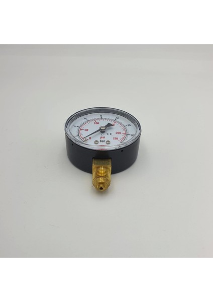 Ø 63 - 0 - 16 Bar 1/4 Alttan Çıkışlı Kuru Tip Manometre fırsatları