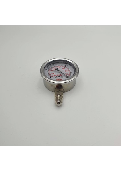 Ø 63 - 0 - 1 - 760 Bar 1/4 Alttan Çıkışlı Gliserinli Vakummetre fiyatları