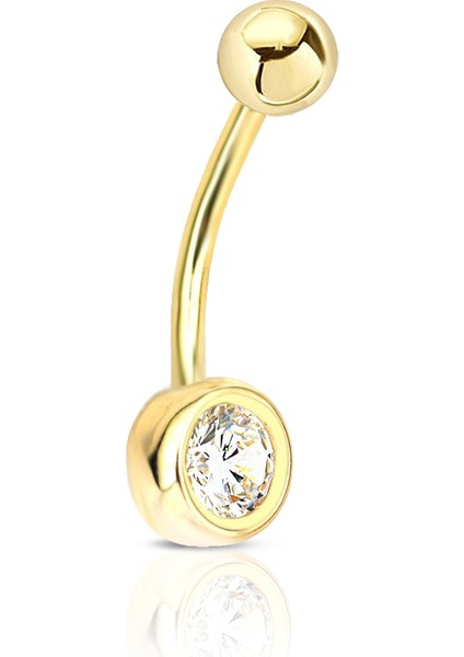 0.20 Ct Pırlanta Göbek Piercing
