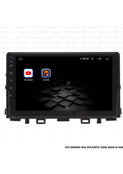 Kia Pıcanto Android Carplay Multimedya Navigasyon Ekran Teyp 8GB+128GB fırsatları