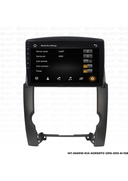 Kia Sorento Android Carplay Multimedya Navigasyon Ekran Teyp 8GB+128GB fırsatları