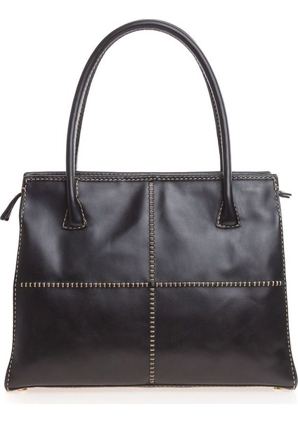 Yomra Siyah Deri Kadın Omuz Çantası 18 Yomra modelleri