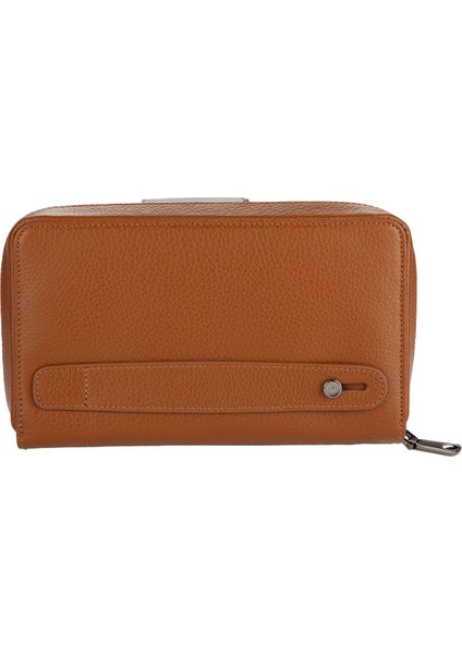 Deri Unisex Portföy Cüzdanı Taba BC420-03
