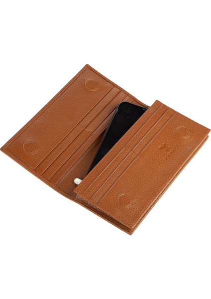 Karali Deri Deri Unisex Portföy Cüzdanı Taba BC423-03 modelleri