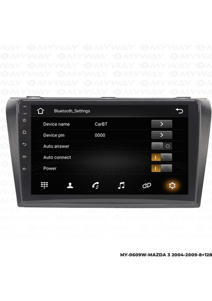 Mazda 3 Android Carplay Multimedya Navigasyon Ekran Teyp 8GB+128GB fırsatları