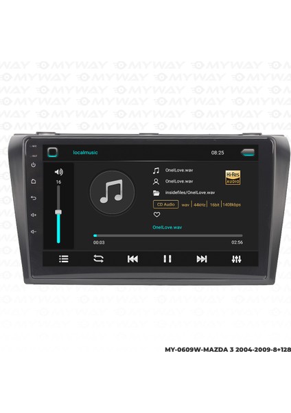 Mazda 3 Android Carplay Multimedya Navigasyon Ekran Teyp 8GB+128GB indirimleri