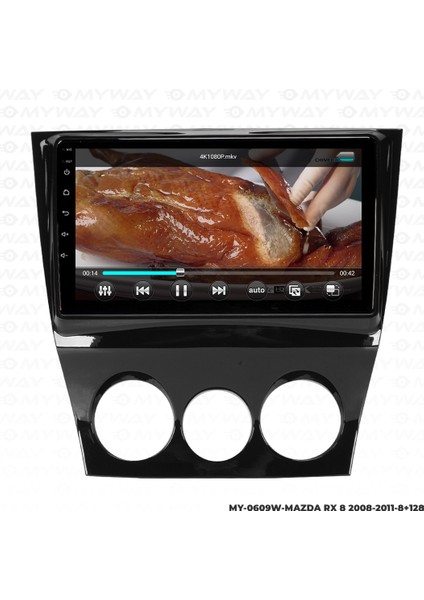 Mazda Rx8 Android Carplay Multimedya Navigasyon Ekran Teyp 8GB+128GB modelleri