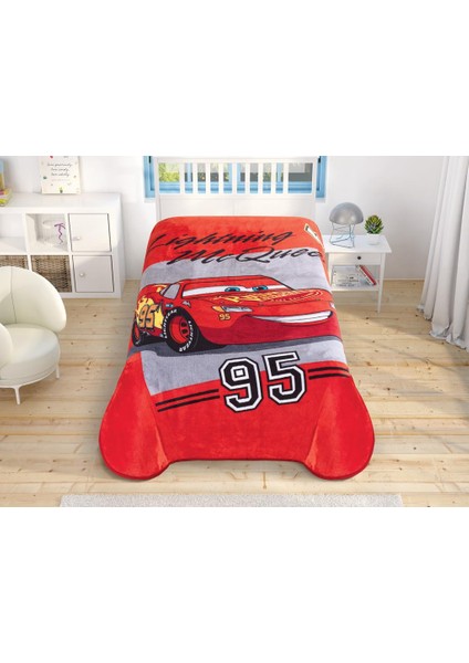Lisanslı Battaniye Cars Lightning Tek Kişilik