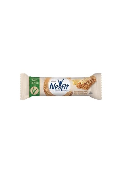 Nesfit Beyaz Çikolatalı Tam Tahıllı Bar 22.5 gr X16 Ad