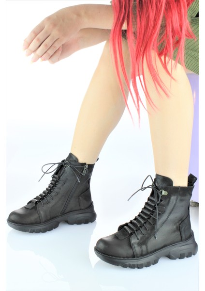 Kadın Hakiki Deri Günlük Spor Police Postal Bot M23-KB4395 fiyatları