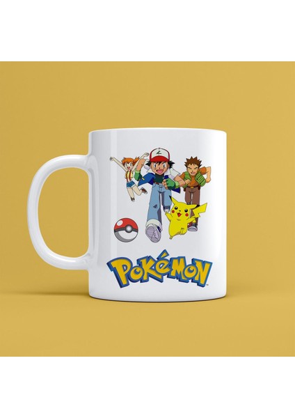 Pokemon Tasarımlı Kupa Bardak Mr-02