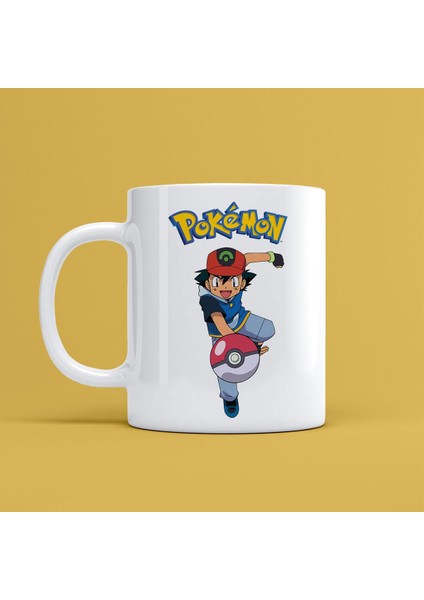 Pokemon Tasarımlı Kupa Bardak Mr-04