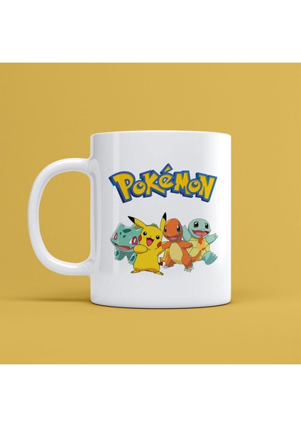 Pokemon Tasarımlı Kupa Bardak Mr-06