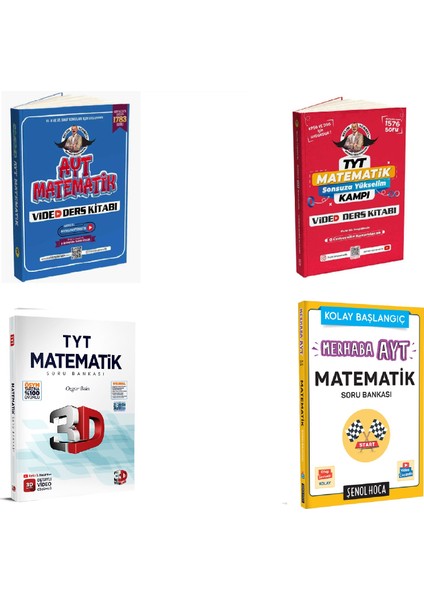 Bıyıklı Matematik / Selim Yüksel AYT Matematik Video Ders Notları-Bıyıklı Matematik / Selim Yüksel TYT Matematik Video Ders Notları-TYT 3D Matematık Sb-Merhaba AYT Matematik Sb