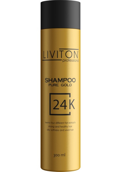Professional 24K Gold Serisi Altın Saç Şampuanı 300 ml