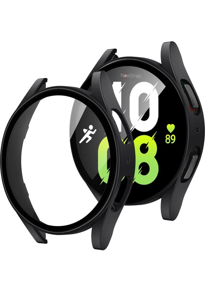 Samsung Galaxy Watch 5 40MM Uyumlu Ekran Koruyucu Cam ve Kasa Koruyucu Sert Pc