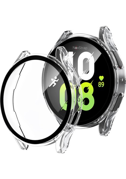 Samsung Galaxy Watch 5 40MM Uyumlu Ekran Koruyucu Cam ve Kasa Koruyucu Sert Pc