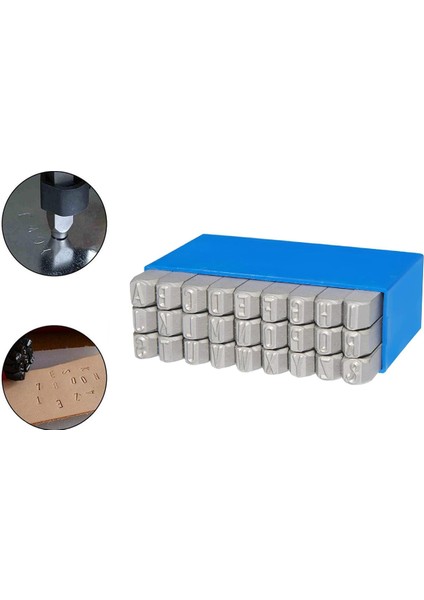 Harf Çakma Takım 27 Parça 4 mm